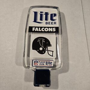 Vintage Miller Lite Beer Tap Handle - Atlanta Falcons NFL Player of the Year
